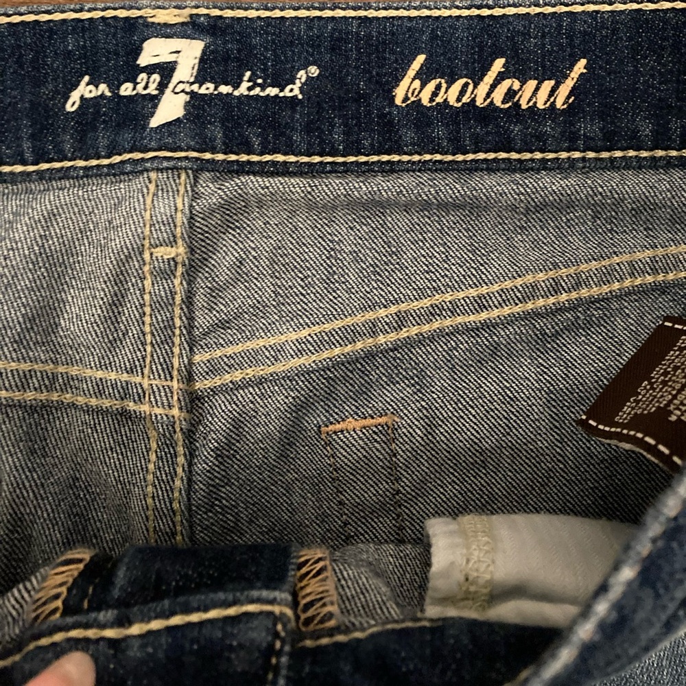 7 For All Mankind Bootcut Jeans Women’s 27 EUC - Picture 4 of 12